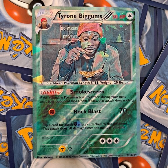 Tyrone Biggums Pokemon Card - Chappelle Show - Picture 1 of 10